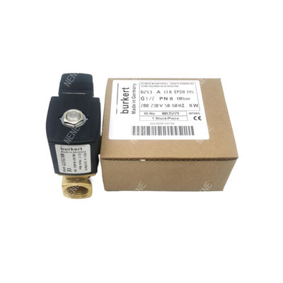 Ventilateur électrique électromagnétique Burkert 00126092 6013 Type d'action directe G1/8 pouces 3,0 Flow Hole FKM Seal 24VAC 8W 0~10bar