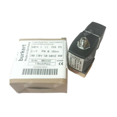G1/4 soupape électromagnétique Burkert 00125302 6013 Type d'action directe pouce 2/2 normalement fermé 3.0 trou de débit FKM corps de soupape en laiton scellé 24VAC 8W 0~10bar