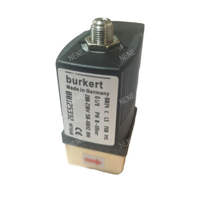 G1/4 soupape électromagnétique Burkert 00125302 6013 Type d'action directe pouce 2/2 normalement fermé 3.0 trou de débit FKM corps de soupape en laiton scellé 24VAC 8W 0~10bar