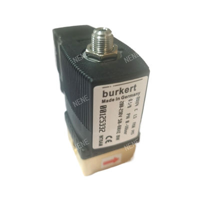 G1/4 soupape électromagnétique Burkert 00125302 6013 Type d'action directe pouce 2/2 normalement fermé 3.0 trou de débit FKM corps de soupape en laiton scellé 24VAC 8W 0~10bar