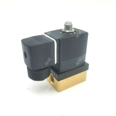 FKM Seal soupape solénoïde G1/4 pouce G1/4 pouce 00125304 6013 Type Action directe 2/2 Normalement fermé 3.0 Flow Hole FKM Seal 220VAC 8W 0~10bar Corps de soupape en laiton