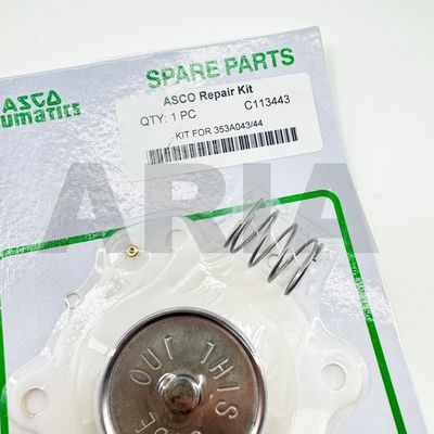 ASCO G353A041 G353A042 Kit de réparation du diaphragme de la soupape à impulsions C113443 NBR TPE (blanc)