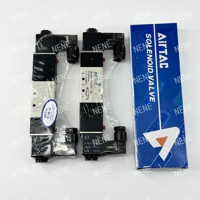 4V130C-M5 Valve électromagnétique AIRTAC AC220V DC24V à résistance à l'explosion 5/3 voies