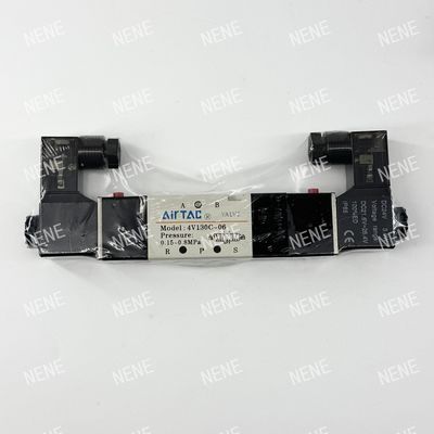 5 Voie 3 Position 4V130E-06 AIR fluide AIRTAC soupape solénoïde avec corps en alliage d'aluminium
