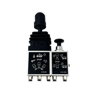 14750430H HYVA Valve de commande combinée DCM01 Valves de distribution bidirectionnelles avec levier d'arrêt sur le bout et position basse