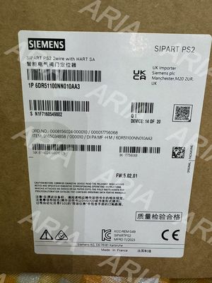 6DR5110-0NN01-0AA3 SIEMENS SIPART PS2 positionneur électropneumatique intelligent pour actionneurs pneumatiques linéaires et rotatifs partiels...