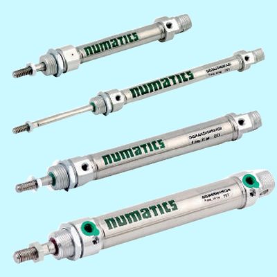 Vérin pneumatique à piston rapide G435AG1N25CSH ASCO course 25mm simple effet