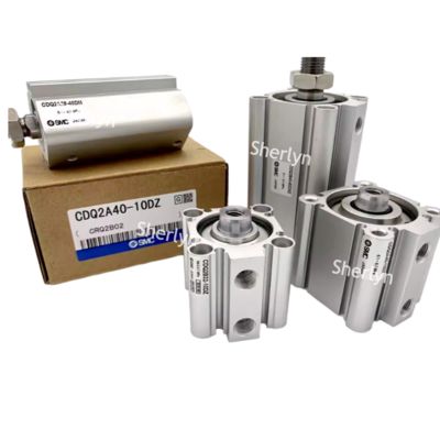 Cylindre compact de la série SMC CQ2 CQ2A12-15D de type standard à double action