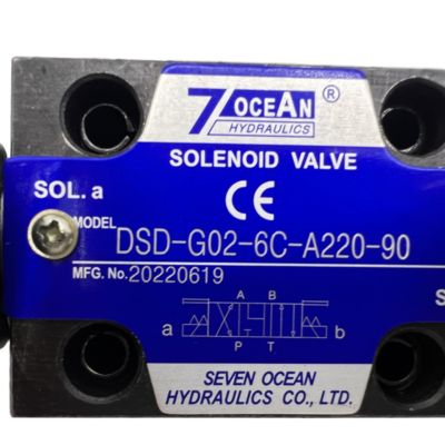 Électrovanne pneumatique 7OCEAN DSD-G02-6C-A220-90 AC220V