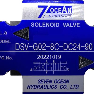 Vanne solénoïde 7Ocean Automation DSD-G02-8C-A220, vanne de commande directionnelle