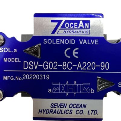 Vanne solénoïde 7Ocean Automation DSD-G02-8C-A220, vanne de commande directionnelle