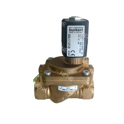 00221841 6281 G3/8 2/2 Normalement Fermé 13.0 Trou d'écoulement NBR Joint Corps de vanne en laiton DC24V 8W 0.2-16bar -10~+80 ℃ Électrovanne Burkert