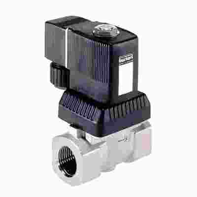 00322547 00322548 00322549 burkert 6281 de type G1/4 2/2 a généralement 8W 0,2-16bar 0~+120 °CFKM corps de soupape scellée en acier inoxydable