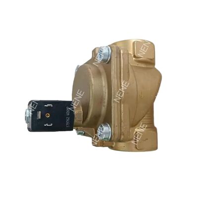 Solénoïde de corps en laiton 6281 G1/4 2/2 normalement fermé 00322506 avec commande manuelle 10.0 Flow Hole NBR Seal BURKERT AC24V