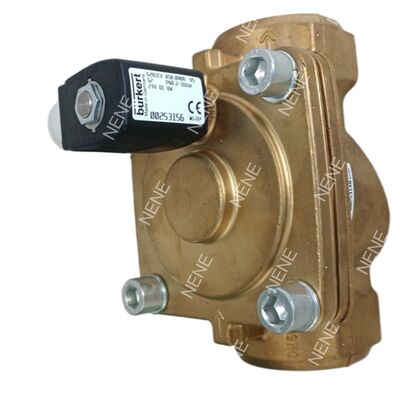 Valve solénoïde Burkert 6281 00221953 G1/2 2/2 généralement fermée avec commande manuelle 13.0 Flow Hole NBR Seal AC220V 8W 0.2-16bar