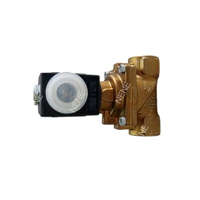 Vanne solénoïde BURKERT à commande manuelle 00221962 Type 6281 G1 1/4 2/2 NF Corps en laiton Joint NBR Orifice 25,0 DC24V 8W 0,2-16 bars