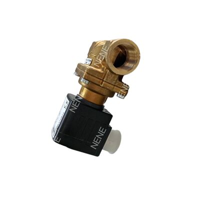 Valve solénoïde en laiton BURKERT Type 6281 00221961 G1 2/2 Fonctionnement manuel normalement fermé 25.0 Ouvrage d'écoulement Sceau NBR AC220V 8W 0.2-16bar -10 À +80 degrés Celsius