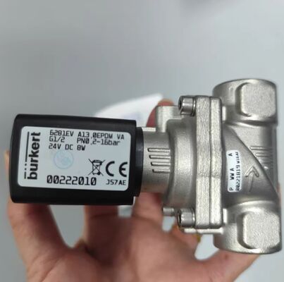 Burkert6281EV A 13 G1/2 24VDC soupape électromagnétique à 4 points en acier inoxydable 00222010