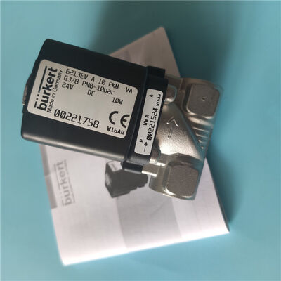 6213 Type G3/8 2/2 Normalement Fermé 00221758 00221759 00221761 Acier Inoxydable Burkert