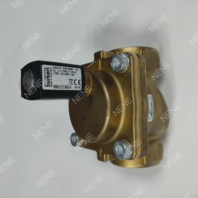 Électrovanne FKM BURKERT type 6281 00221869 G3/8, 2/2 normalement fermée, corps en laiton, orifice 13,0, AC24V 8W, 0,2-16 bar, 0 à +120°C