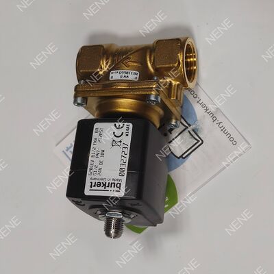 Électrovanne FKM BURKERT type 6281 00221869 G3/8, 2/2 normalement fermée, corps en laiton, orifice 13,0, AC24V 8W, 0,2-16 bar, 0 à +120°C