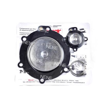 FKM/Viton Diaphragme DB120 DB16 3'' Kit de réparation du diaphragme Pulse Jet Valves Mecair 2,5 pouces VNP220 VEM220 VNP420 VEM420 VNP424 VEM424 VNP620 VEM620 VNP720 VEM720