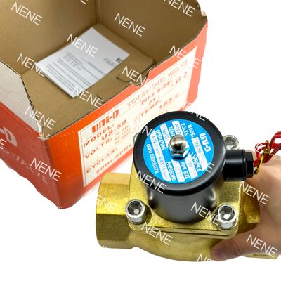 US-50 UNID soupape électromagnétique pneumatique en laiton 2" ORIFICE 50 mm 2 pouces