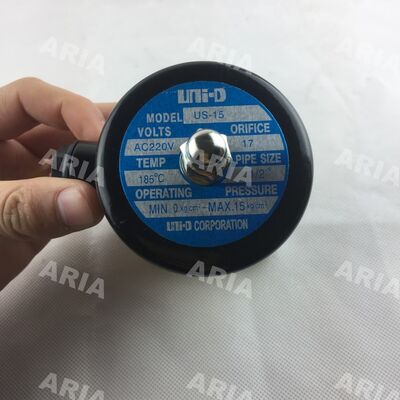 Valve électronique à haute température à vapeur de cuivre généralement fermée, valve à vapeur US-15