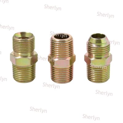 Joint de transition haute pression pour fil hydraulique en acier carbone à bouche plate 3 points