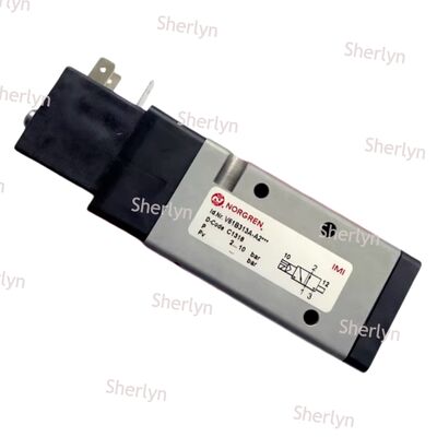 NORGREN 3/2 voie soupape solénoïde normalement fermée, pilotée, bobine unique, étanchéité fiable