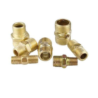 Raccords de tuyauterie pneumatique en acier au carbone galvanisé de 1 1/2 pouce, filetage BSP, milieu approprié : huile lubrifiante, solutions de connexion durables