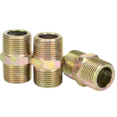 Adaptateur de raccord union à bouche plate 1/8" 1/4" avec spécifications différentes aux deux extrémités