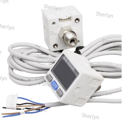 Long Lead NPN Pressure Switch For Long-distance Installation Of Large Equipment SMC ISE30A-01-N-ML R1/8 Interface