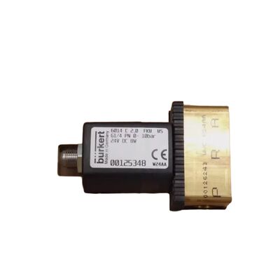 2/2 voie normalement fermée soupape solénoïde à action directe, Burkert 6013 00126092, G1/8 fil, ouverture de 3,0 mm, corps en laiton, joint FKM, 24VAC 8W, 0-10bar