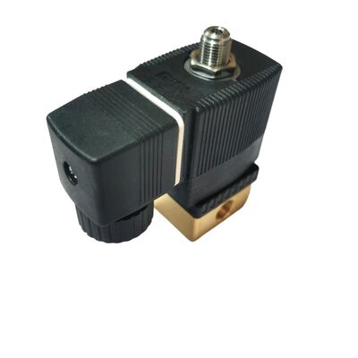 2/2 NC électrovanne à action directe 00125304, orifice G1/4 pouce, orifice de débit 3.0, vanne en laiton étanche FKM, alimentation industrielle 220V AC, pression de service 10bar