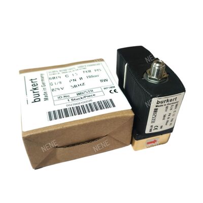 2/2 NC électrovanne à action directe 00125304, orifice G1/4 pouce, orifice de débit 3.0, vanne en laiton étanche FKM, alimentation industrielle 220V AC, pression de service 10bar
