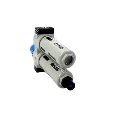 Filter Regulator Lubricator Festo FRC-1/8-D-7-MINI 162754 40μm Manual Drain G1/8 0.5-7bar 800L/min With Gauge Die Cast Zinc