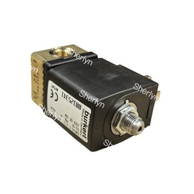 24V DC FKM soupape solénoïde en laiton scellée à débit élevé Burkert 00270133    G1 1/4 Port, 40 mm d'orifice, 0,2-16 bar, température moyenne jusqu'à +120 °C