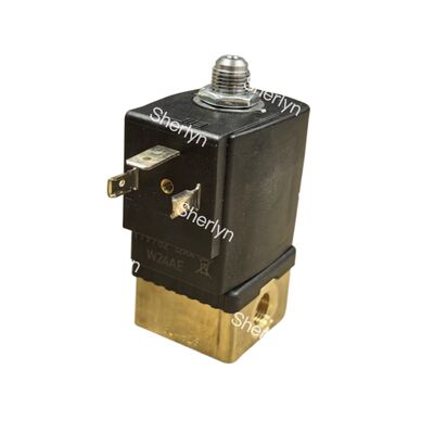 24V DC FKM soupape solénoïde en laiton scellée à débit élevé Burkert 00270133    G1 1/4 Port, 40 mm d'orifice, 0,2-16 bar, température moyenne jusqu'à +120 °C