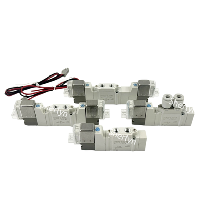 Électrovanne d'air à commande directionnelle compacte SMC SY3000 série SY3120-5LZD-M5