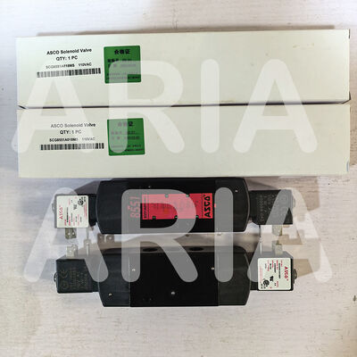 ASCO SC8551A018MS SC8551A017MS 24DC AC110V Électrovanne 4 voies en aluminium 1/4 po Montage Namur