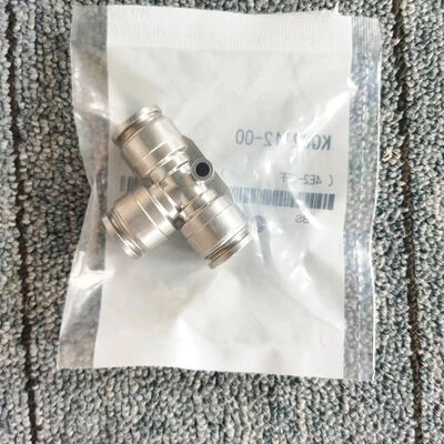 SMC Pneumatique fileté Tee raccord KQG2T12-00 raccord sans graisse、résistant à la corrosion、conception compacte et légère tube-à-tube union tee push-in connexion rapide