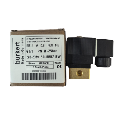 6013 Matériau d'étanchéité EPDM Pilote Diaphragme Solénoïde Valve 0 à 16 bar Pression nominale pour l'automatisation industrielle