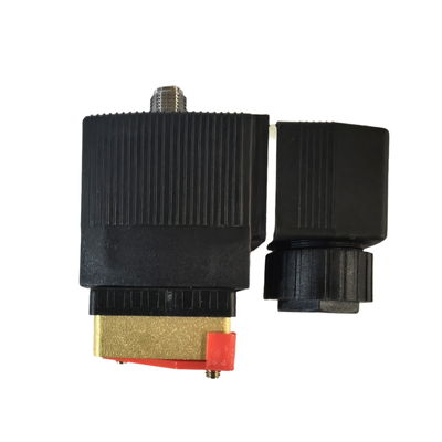 Matériau d'étanchéité NBR soupape magnéto-pneumatique DC24V Voltage 3 voies normalement fermée Contrôle de l'automatisation industrielle 125367