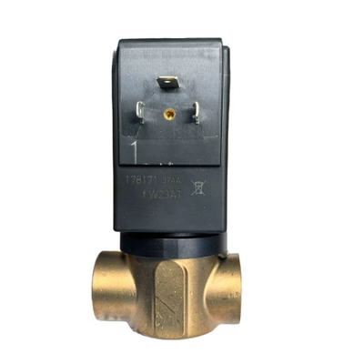 3 voies normalement fermées soupape solénoïde pneumatique Matériau du corps en laiton 1/8 taille de port Idéal pour les systèmes d'automatisation industrielle 6027