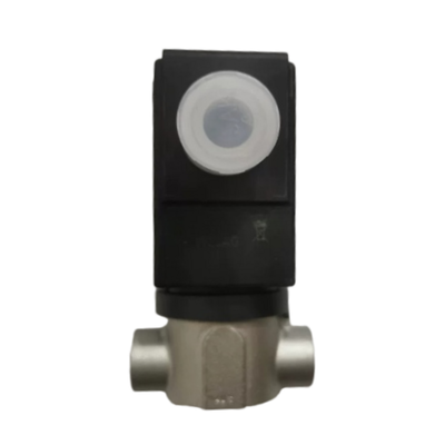 Ventilateur solénoïde pneumatique en acier inoxydable 316 fermé à deux voies, fonctionnant directement avec le plongeur pour le contrôle 258601