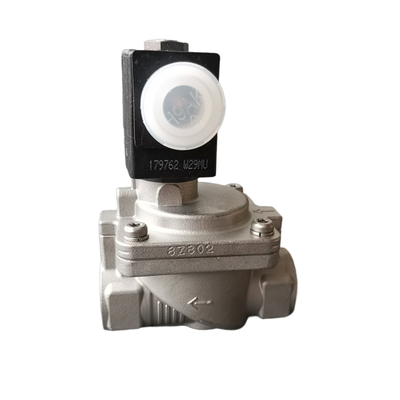 Valve à air en courant continu de 24 V, adaptée aux applications pneumatiques industrielles, température de fonctionnement de -30°C à 90°C, étanchéité EPDM incluse 00222013