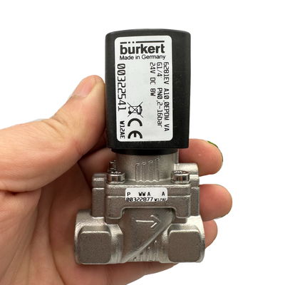 Matériaux d'étanchéité EPDM G1/4′′ soupape électromagnétique pneumatique 24V DC 2 voies de fonction de soupape normalement fermée et 2 voies de fonction de soupape normalement ouverte 00322541