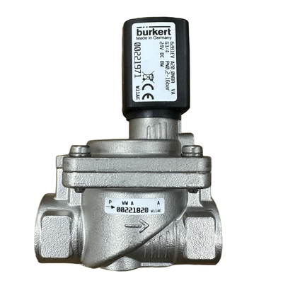 Électrovanne pneumatique en acier inoxydable série 6281, fonction de vanne à 2 voies normalement fermée, tailles de ports G3/8″ à G2″, idéale pour l'automatisation pneumatique