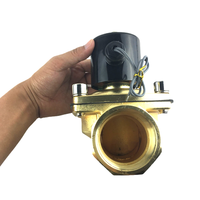 FKM Matériau de scellé Viton Pilote Diaphragme Solénoïde Valve Fonctionnant dans une plage de 0 à 0,5 MPa Pression pour l'automatisation industrielle 2W-200-20